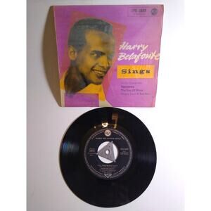 Harry Belafonte Sings 7" Vinyl Single 45 EP Record Germany 1957 Latin Calypso